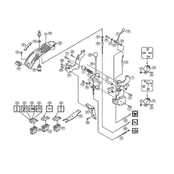 Controls for Stihl/Viking MF 890 PRO