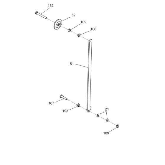 Wheel Guide Assembly for Wacker