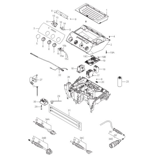 Electric Box Assembly for Nilfisk