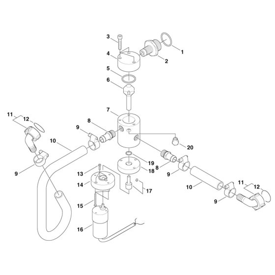 Mixing Valve for Nilfisk MH 5M