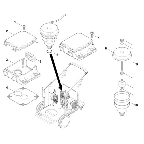 Electric Box Motor for Nilfisk