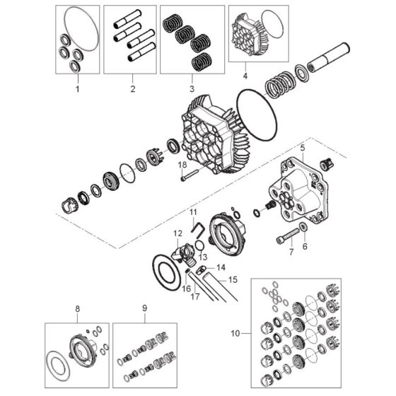 Cylinder Block for Nilfisk