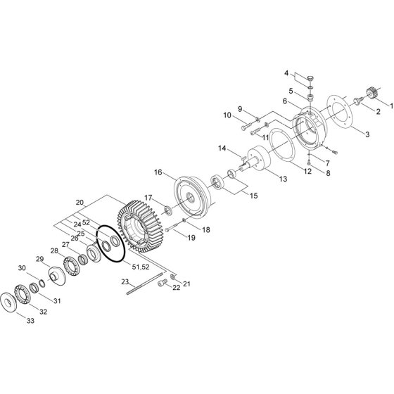 Motor Assembly for Nilfisk