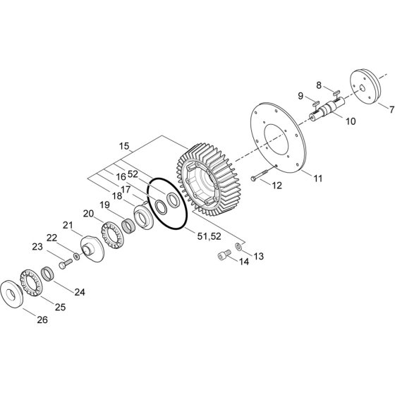 Motor Assembly for Nilfisk
