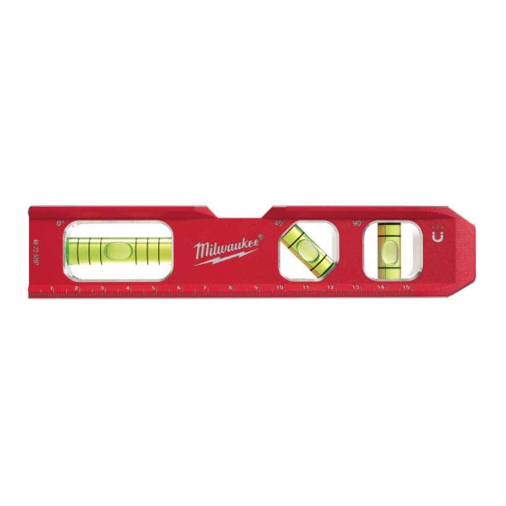 Magnetic Torpedo Level with Amplified Magnets for Milwaukee Tools