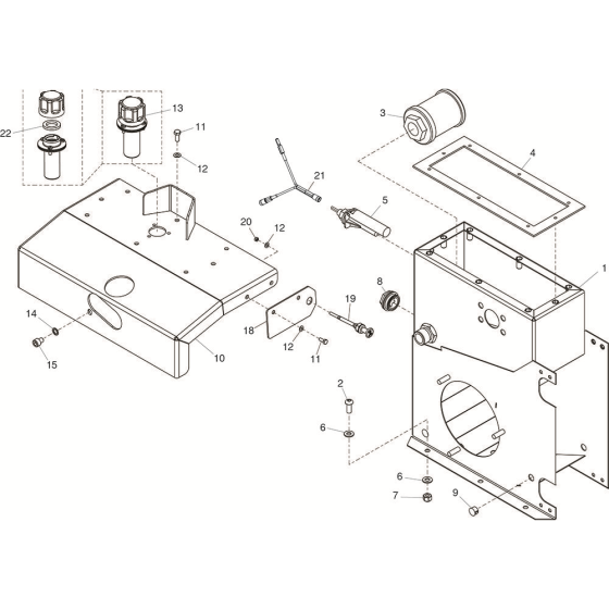 Tank Assembly for Belle Midi