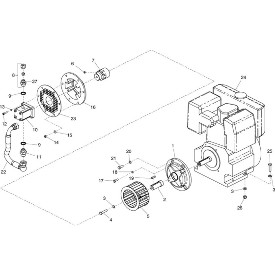 Pump and Motor Assembly