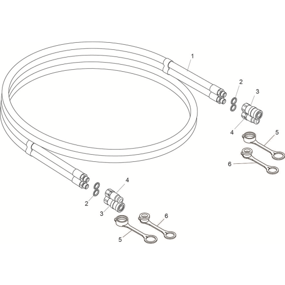Hose Assembly for Belle Midi
