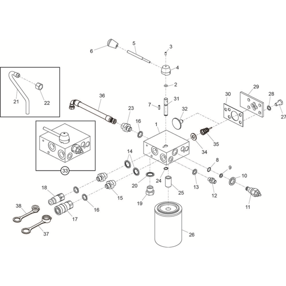 Valve Assembly for Belle Midi 20-110D