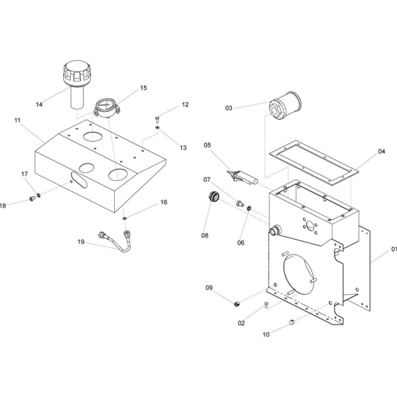 Tank Assembly for Belle Midi 20-140