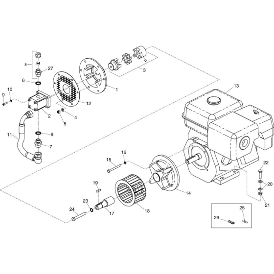 Pump and Motor Assembly