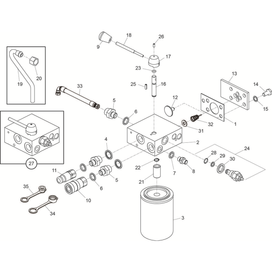 Valve Assembly for Belle Midi 20-140
