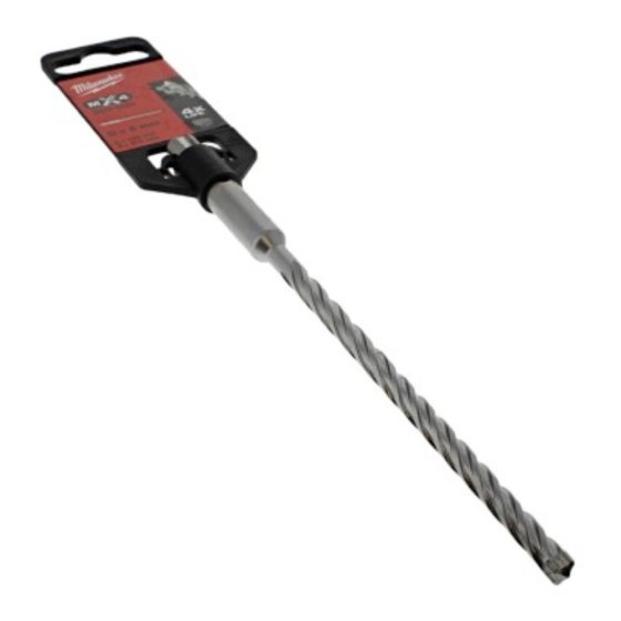 6mm x 160mm SDS+ MX4 Drill Bit