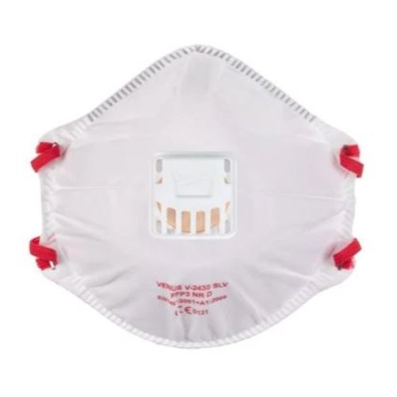 Milwaukee FP3 Respirator With Valve - 10Piece