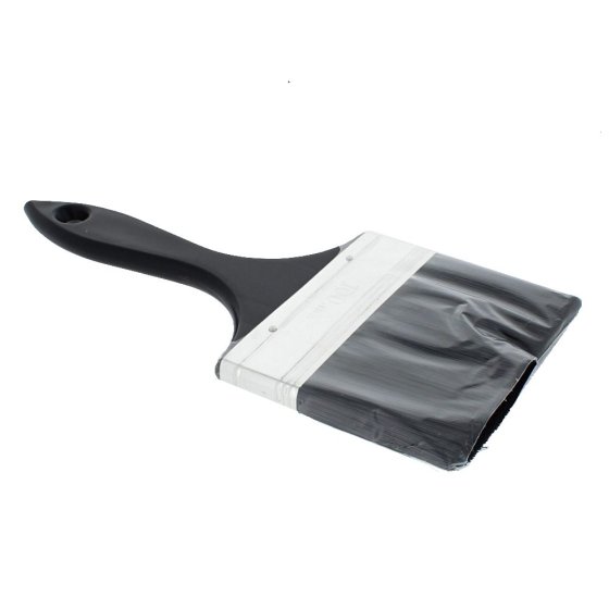 Economy Paint Brush c/w synthetic bristles Plastic Handle 100mm (4in)