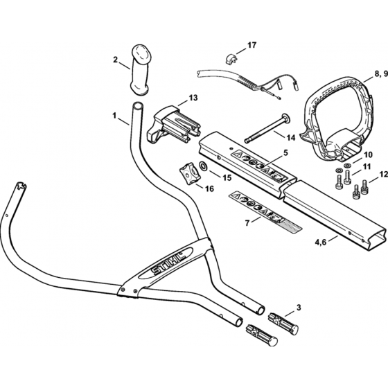 Handlebar Assembly for Stihl
