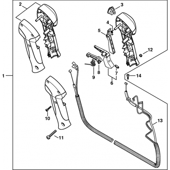 Control Handle for Stihl MM56