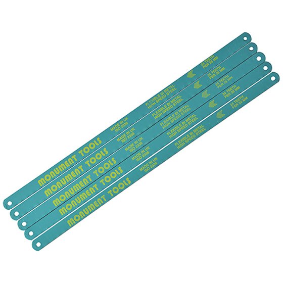 1925P Hacksaw Blades 300mm (12in) x 24tpi Pack of 5 by Monument - 1925P