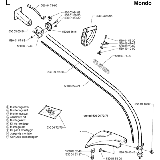 Shift & Handle Assembly
