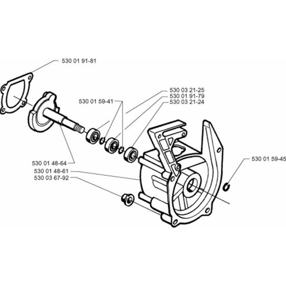Crankcase Assembly for MONDO Edger