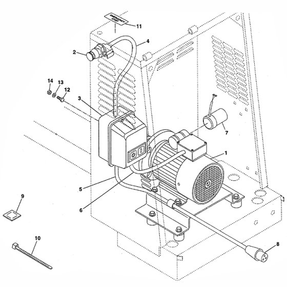 Motor Assembly for Belle Mixer