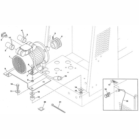 Motor Assembly for Belle Mixer