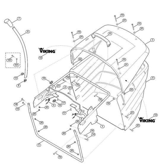 Grass Catcher Bag for Mowers