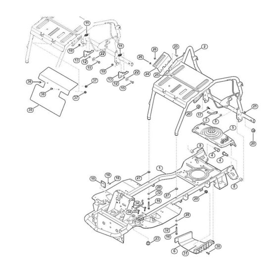 Frame for Stihl/Viking MR 4082.2