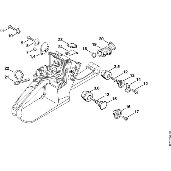 AV System for Stihl 024