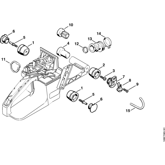 AV System for Stihl 034