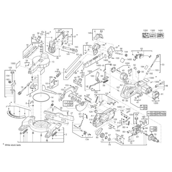 Milwaukee MS216SB Assembly