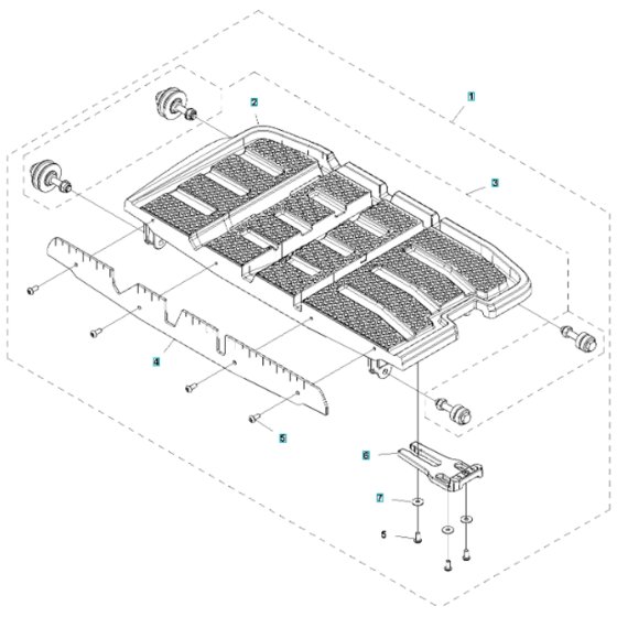 Cart Assembly for Husqvarna MS 360 G