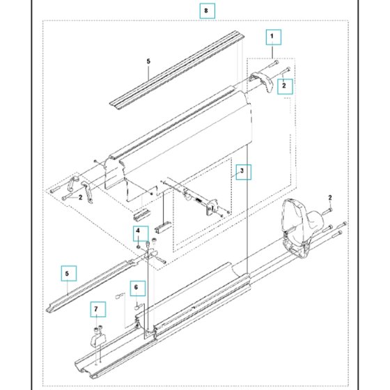 Vacuum Assembly for Husqvarna MS 360 G