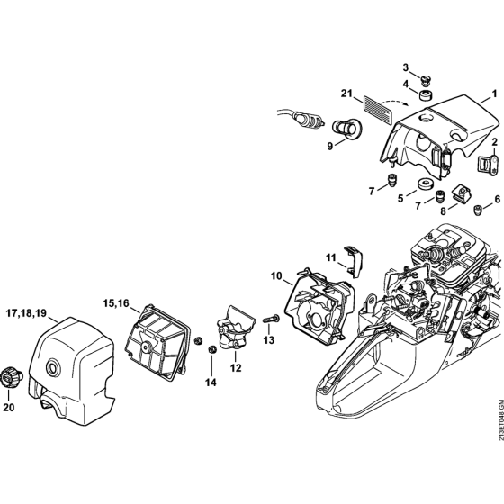 Shroud & Air Filter Assembly