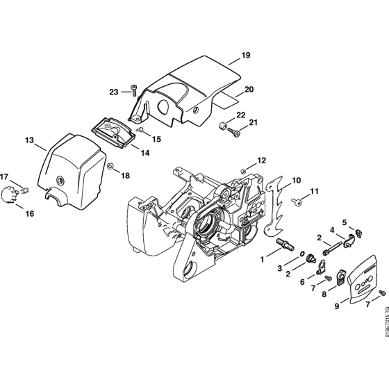 Chain Tensioner & Carburetor Cover