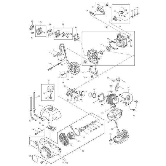 Makita MS4211 Parts