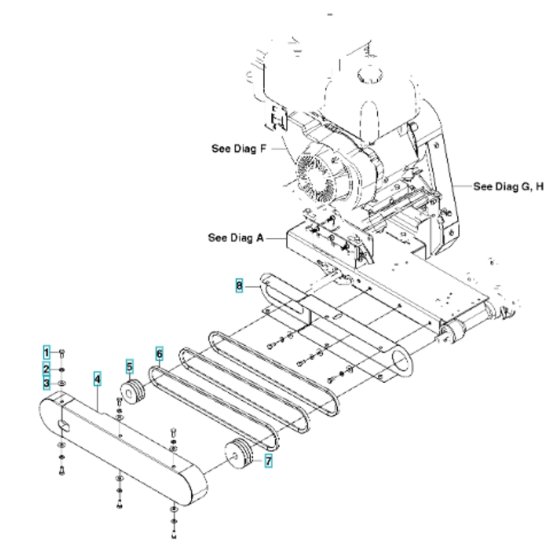 Pulleys & Belts for MS 510