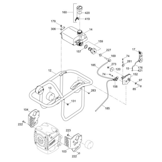 Guide Handle for Wacker MS54