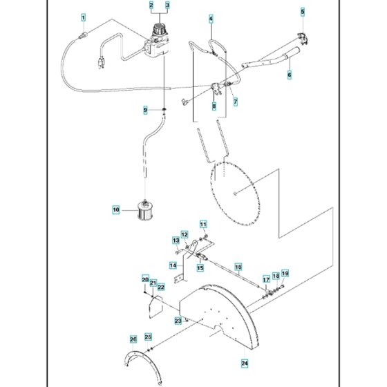Blade Guard Assembly for MS 610