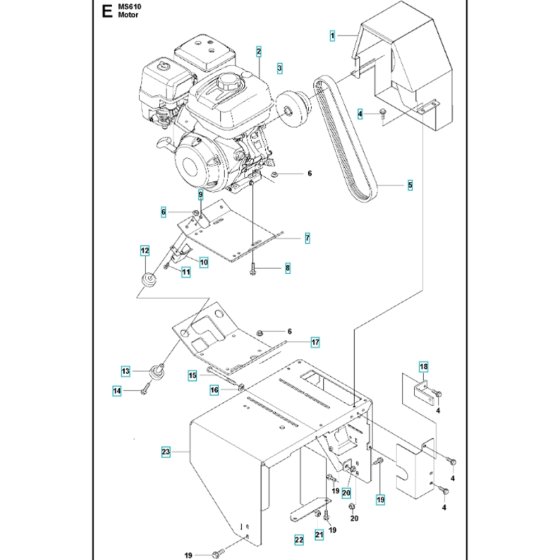 Motor Assembly for Husqvarna