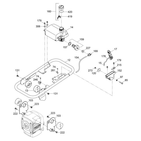 Guide Handle for Wacker MS64