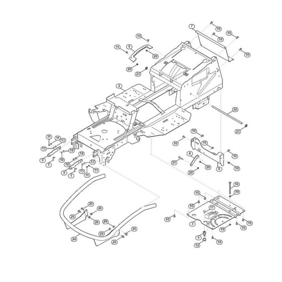 Frame for Stihl/Viking Mowers