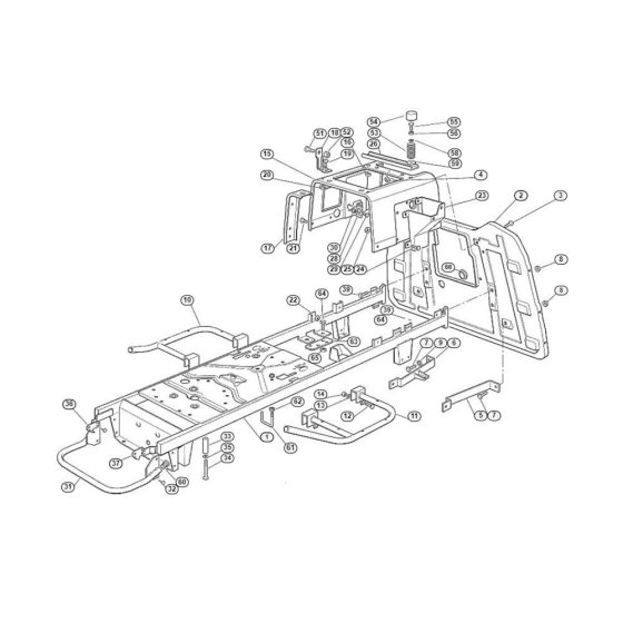Frame for Stihl/Viking MT 540