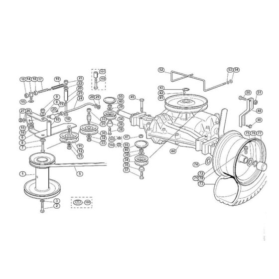 Gear Box for Stihl/Viking MT 540