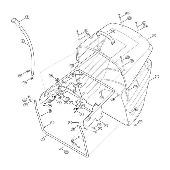 Grass Catcher Bag for MT 6112.1 C
