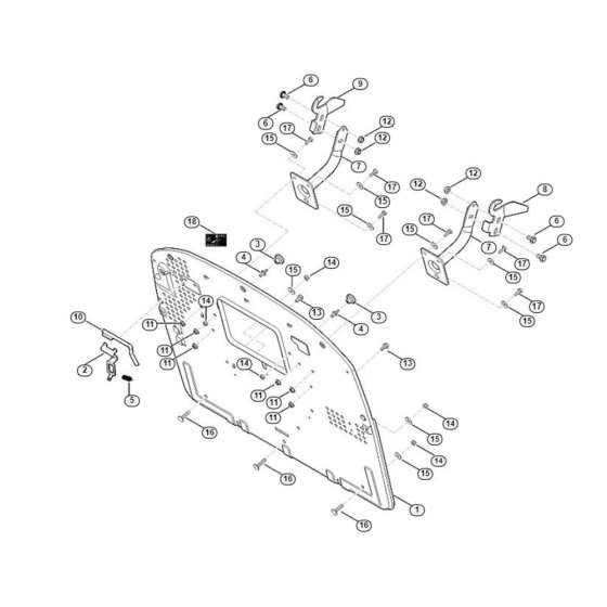 Back Panel for Stihl/Viking Mowers