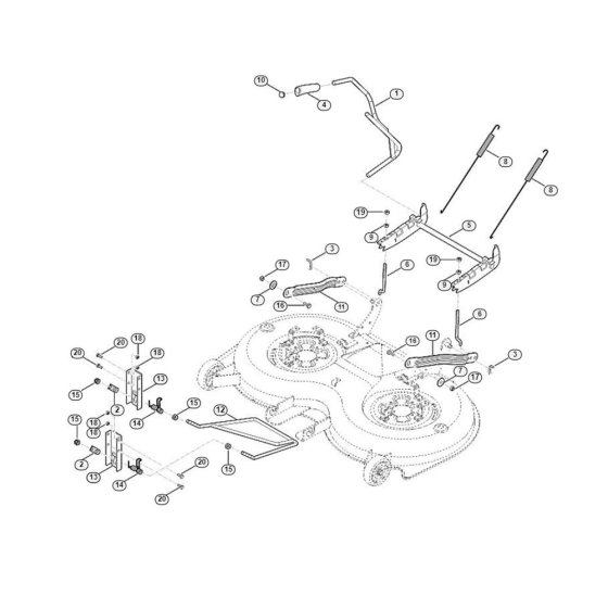 Height Adjustment for Mowers