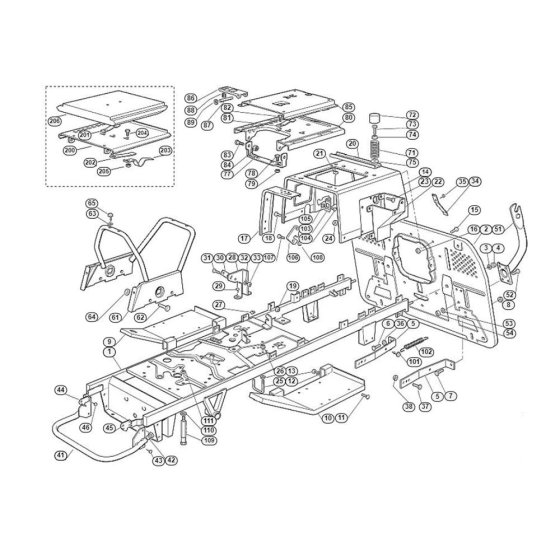 Frame for Stihl/Viking MT 780
