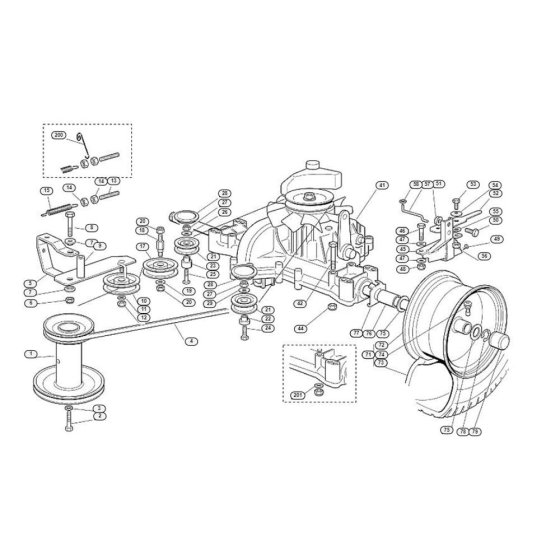 Gearbox for MT 780 Mowers