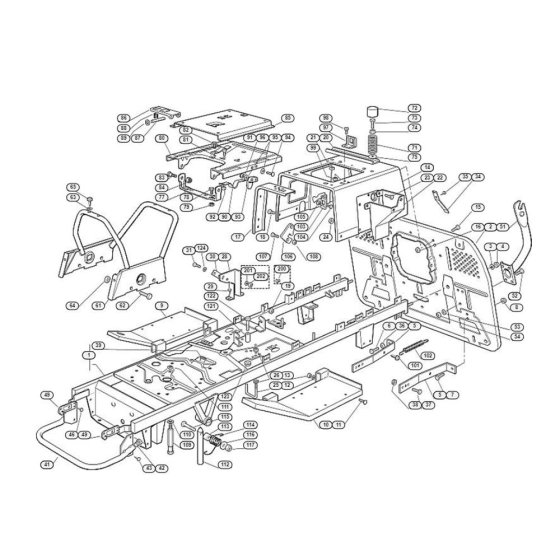 Frame for Stihl/Viking MT 785 S